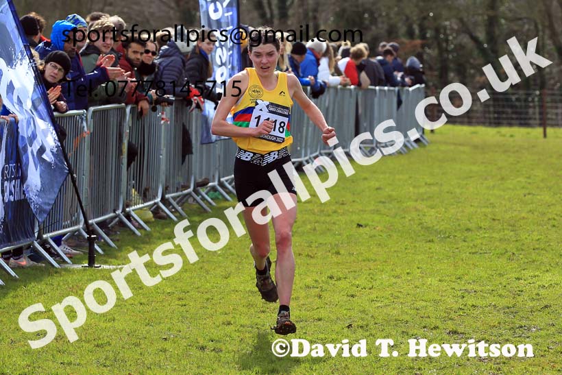 Senior Womens 2022 CAU Inter Counties Cross Country, Prestwold Hall, Loughborough.  Photo: David T. Hewitson/Sports for All Pics